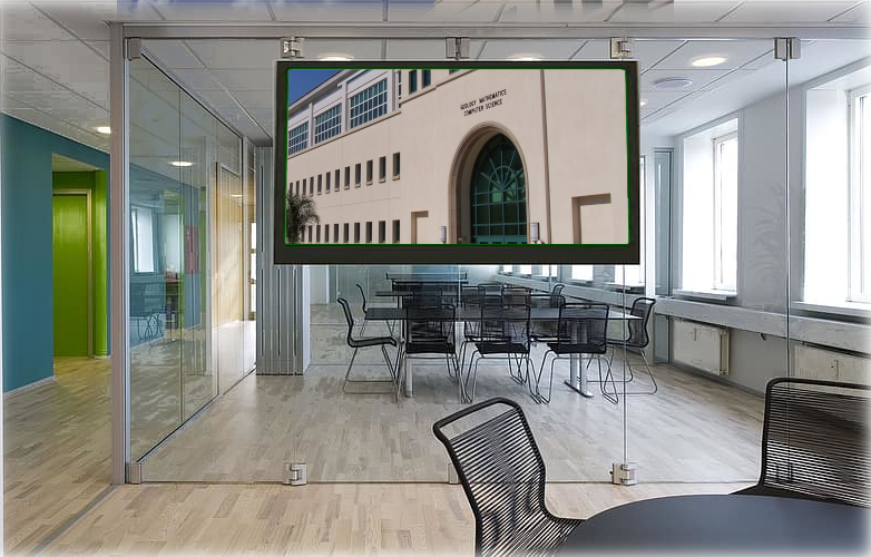 Virtual Office with GMCS Showing on Screen